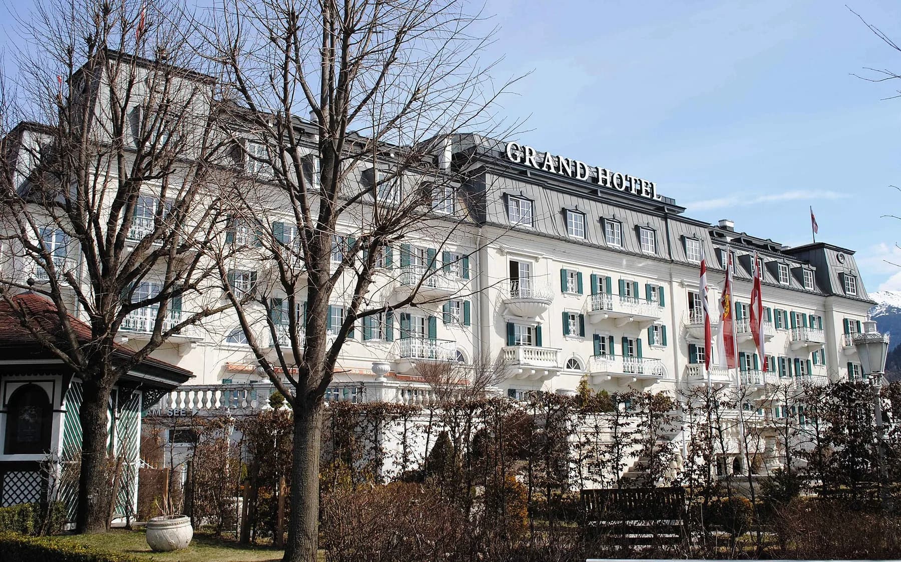 Grand Hotel Zell am See on the shore of Lake Zell